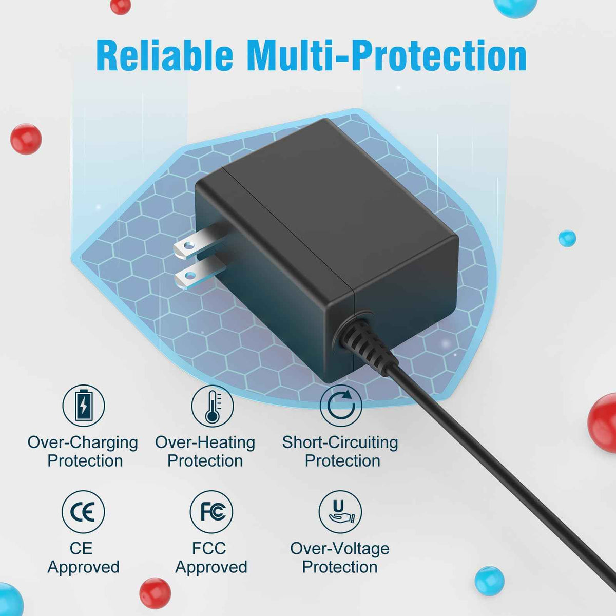 SATURNDOCK 45W Charger Compatible with Nintendo Switch, Fast Charging Power Supply Compatible with Switch OLED/Lite/Steam Deck Dock, Support TV Mode, 15V 2.6A (5ft) 🍁 All In One Marketplace Canada