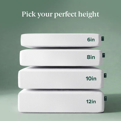 Zinus Full Mattress - 8 Inch Green Tea Cooling Gel Memory Foam Mattress, Pressure Relief, for Cool Sleep, CertiPUR-US Certified Foam, Mattress in a Box, 10-Year Warranty, Full Size 🍁 All In One Marketplace Canada