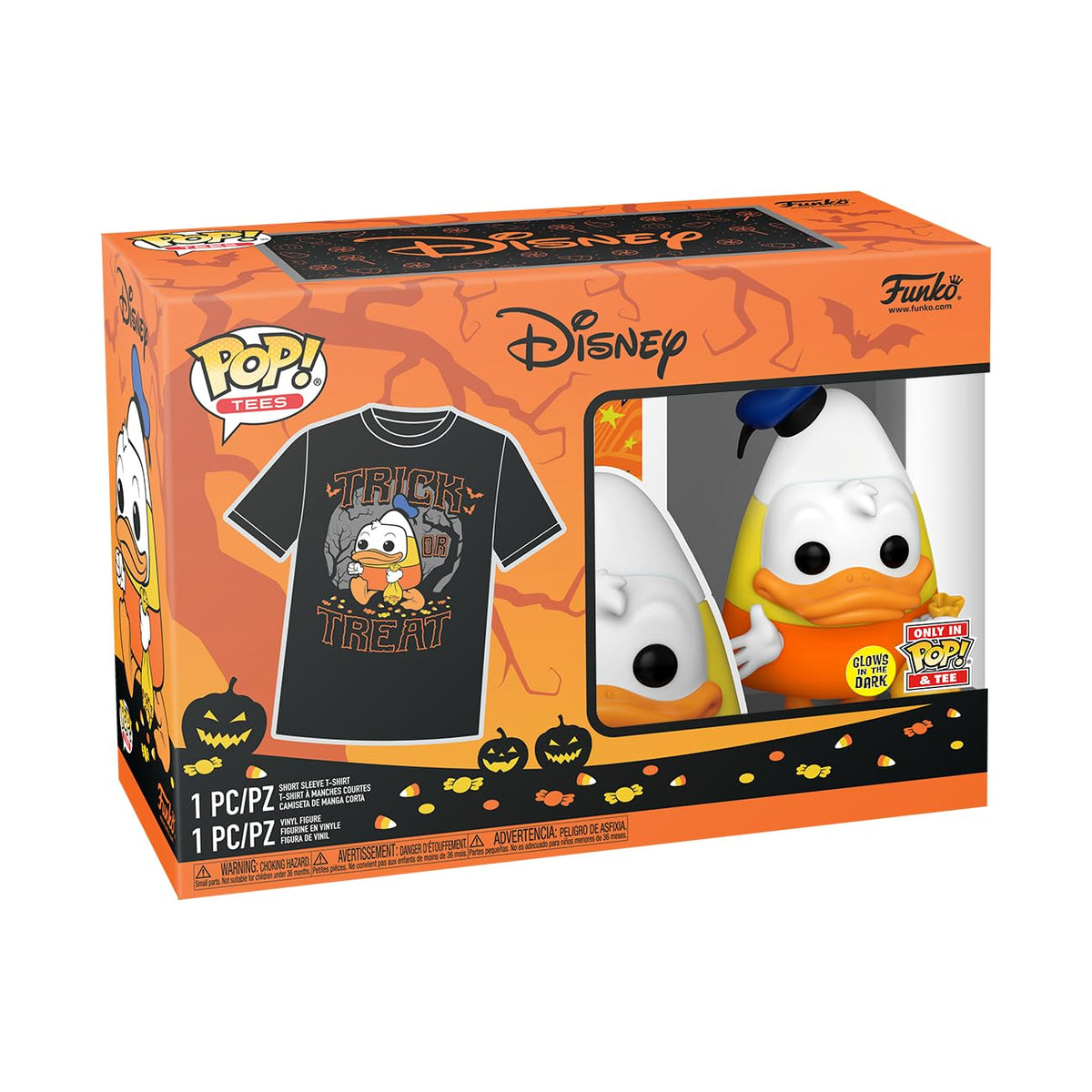 Funko Pop! & Tee: Disney - Halloween Donald Duck - XL