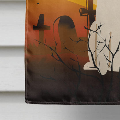 Caroline's Treasures BB4374CHF Halloween Jack Russell Terrier Flag Canvas House Size, Large, Multicolor