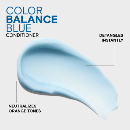 Joico Color Balance Blue Conditioner for Brunette Hair, Neutralizes Brassy Tones, Protects Colour Treated Hair, with Keratin and Green Tea Extract 🍁 All In One Marketplace Canada