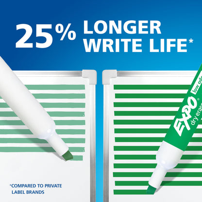 EXPO Dry Erase Markers, Low Odour Ink, Assorted Colours, Chisel Tip, 36 Count 🍁 All In One Marketplace Canada