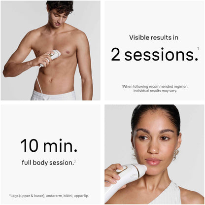 Braun Silk-Expert Pro 5 IPL PL5157 at Home Laser Hair Removal for Women and Men with Premium Pouch, Venus Razor, 2 Heads 🍁 All In One Marketplace Canada