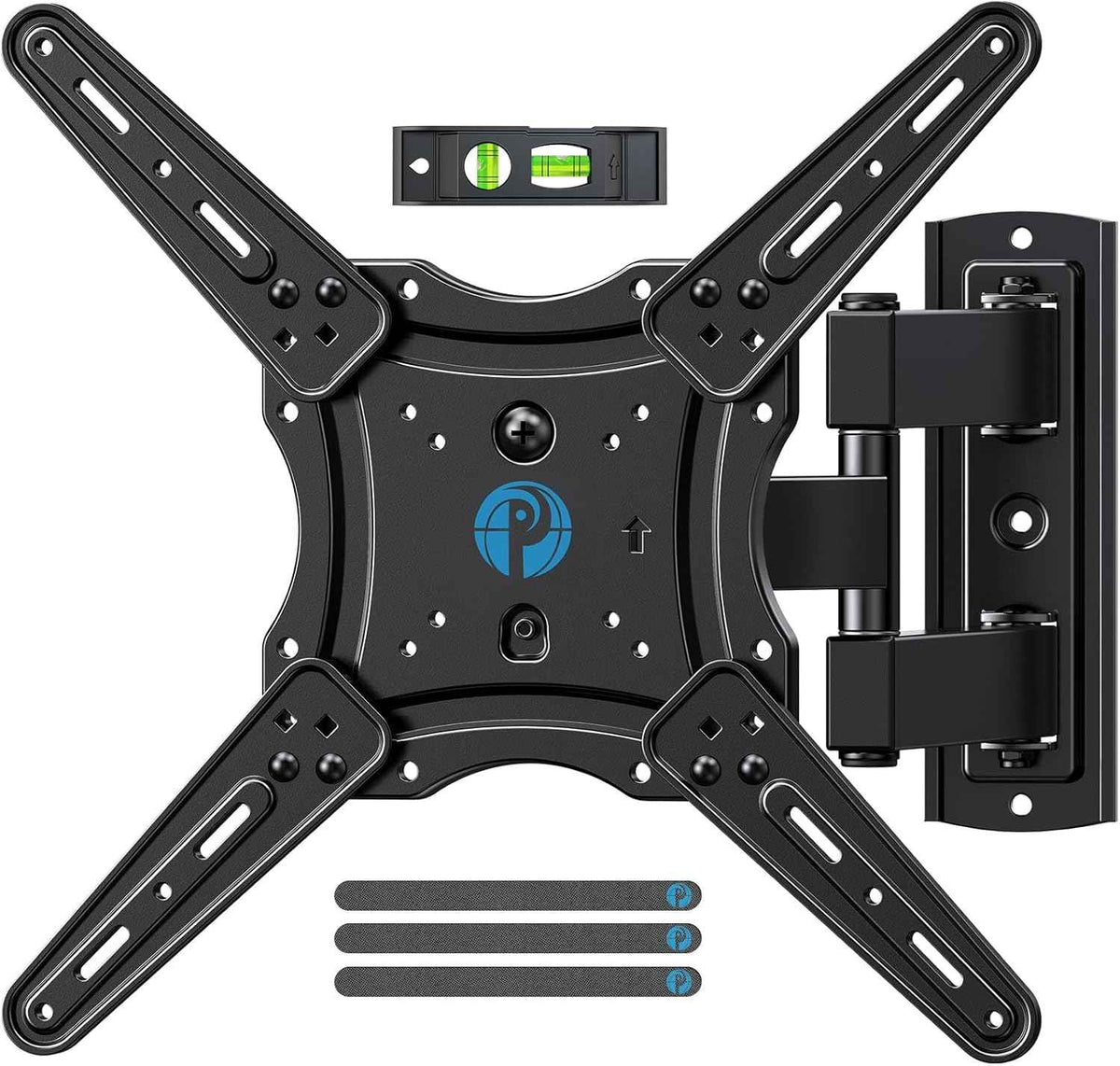 Pipishell Full Motion TV Wall Mount for 26-65 Inch Flat Curved Screen TVs, Max VESA 400x400mm up to 77 lbs, Swivel TV Mount Wall Bracket with Articulating Arms, Tilt, Extension, PIMF7 🍁 All In One Marketplace Canada