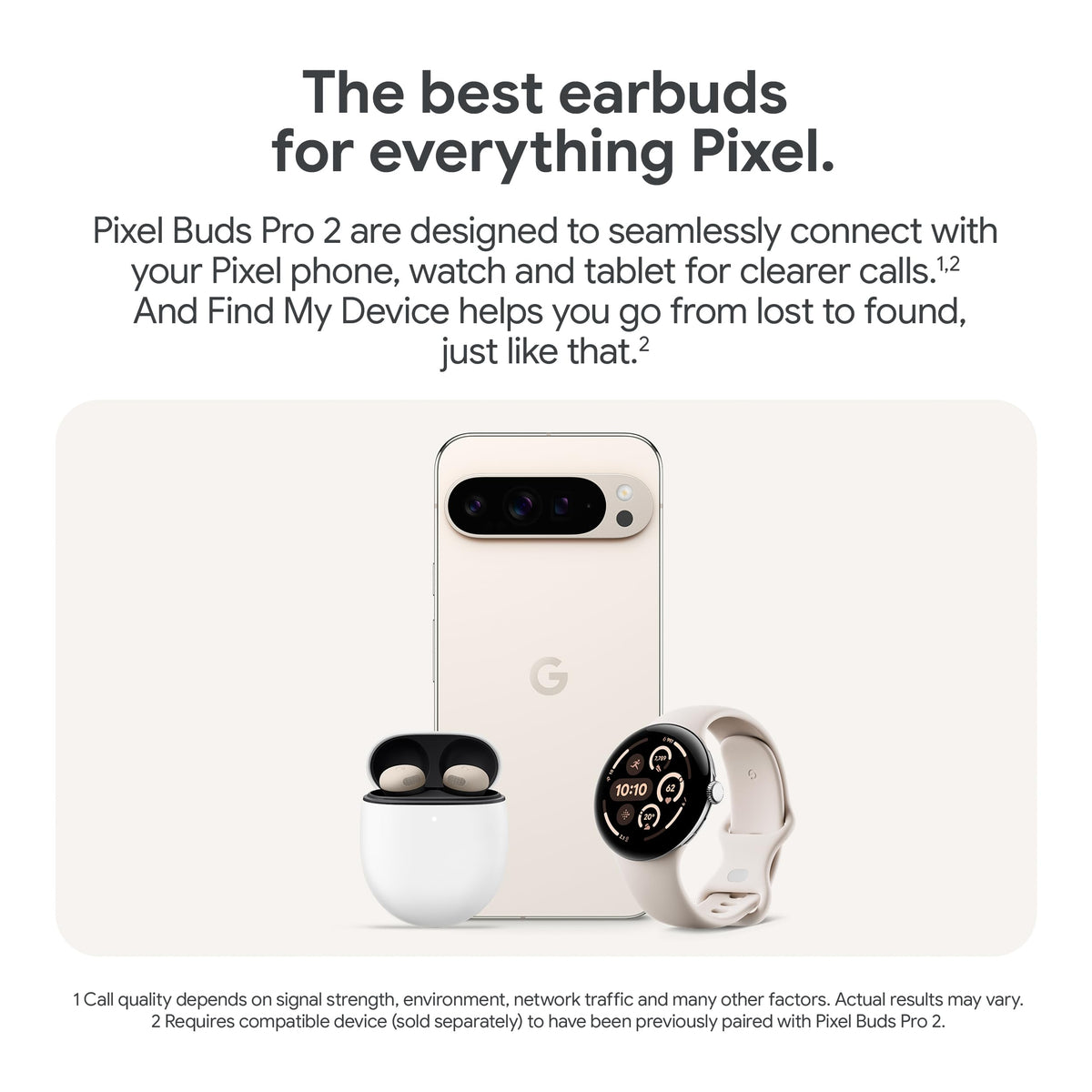 Google Pixel Buds Pro 2 - Noise Canceling Earbuds - Porcelain 🍁 All In One Marketplace Canada