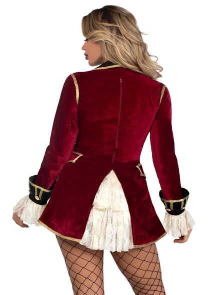 Leg Avenue womens Captivating Captain Halloween Pirate Costume, Multicolor, Large