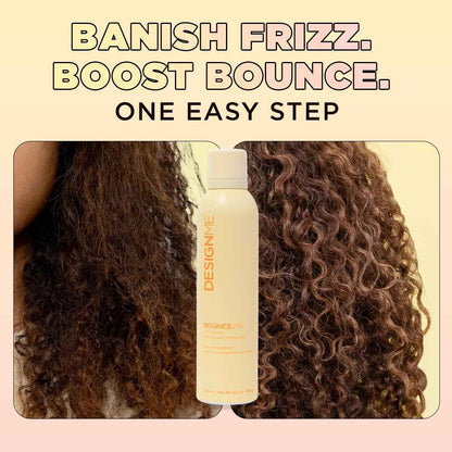 Design.Me BOUNCE.ME Curl Mousse | Lightweight Curl Defining for Wavy & Curly Hair | Frizz Control, Humidity Resistant, Alcohol-Free Mousse for Hair Styling | CGM Approved 🍁 All In One Marketplace Canada