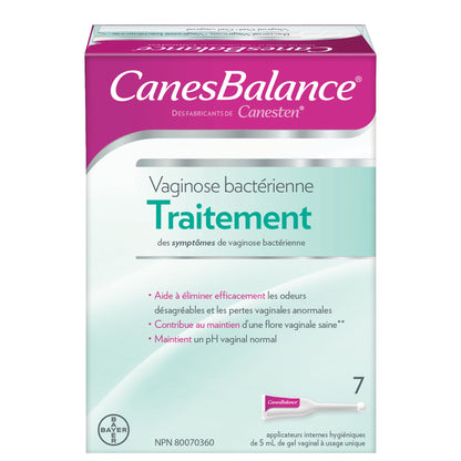 CanesBalance Bacterial Vaginosis Treatment For BV Symptoms - Vaginal Gel BV Treatment For Women, Relieves Vaginal Odor, Maintains Normal Vaginal pH, Supports Vaginal Health, 7 Single-Use Applicators 🍁 All In One Marketplace Canada