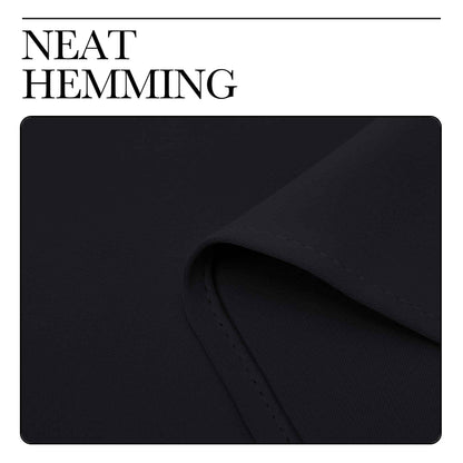 NICETOWN Blackout Curtains 2 Panels for Bedroom- Halloween Thermal Insulated Grommet Blackout Curtains 63 Inches Long for Living Room/Kitchen Rideaux occultants (2 Panels,W42 x L63 -Inch,Black) 🍁 All In One Marketplace Canada