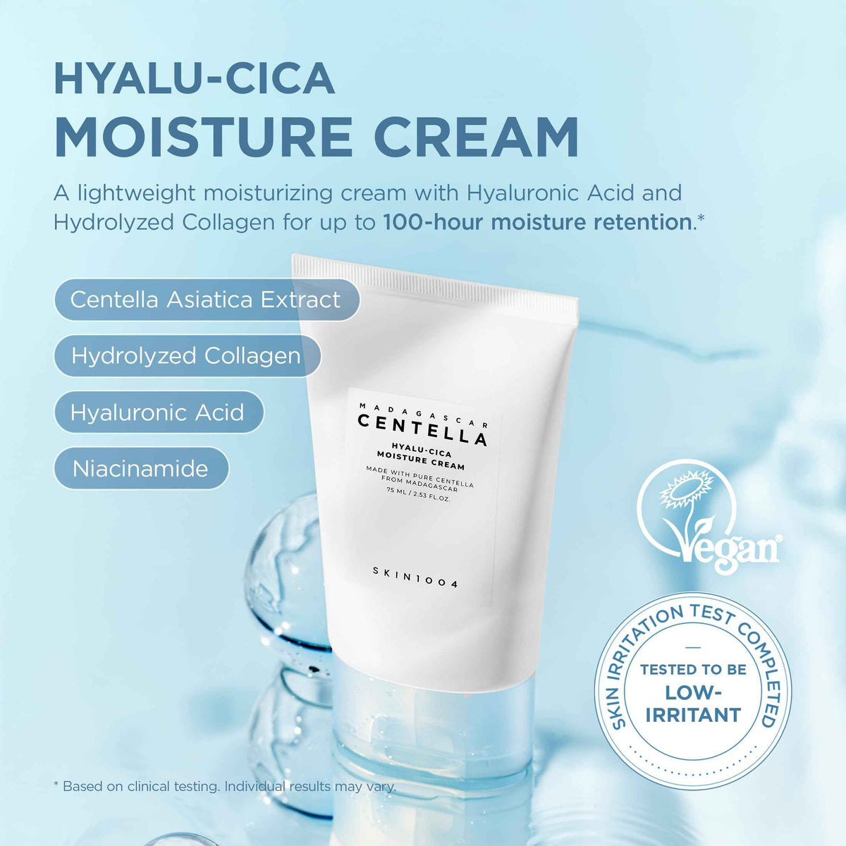 SKIN1004 Madagascar Centella Hyalu-Cica Moisture Cream 75ml 🍁 All In One Marketplace Canada