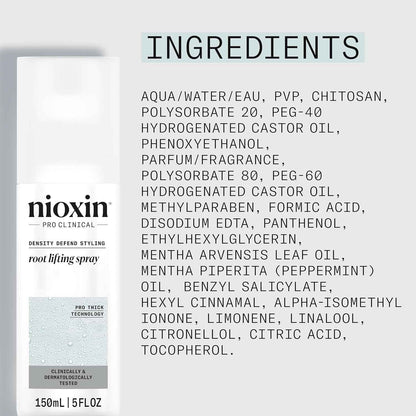 Nioxin Density Defend Styling Root Lifting Spray | Hair Thickening Spray | Texturizes and Volumizes| 5.1 Fl Oz | 150 ml 🍁 All In One Marketplace Canada