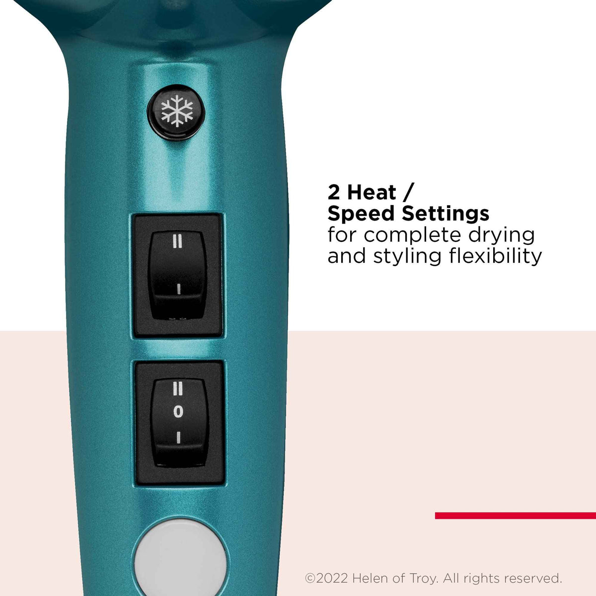 Revlon RV544FBLF Advanced Ionic Technology™ Hair Dryer with Diffuser, Powerful, Hair Dryer with Concentrator, Quick Dry, Lightweight, 2 Heat/Speed Settings, Less Frizz, Shiny and Smooth Hair, Blue 🍁 All In One Marketplace Canada