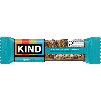 KIND Healthy Snacks Bars, Nuts, Sea Salt, & Dark Chocolate, Gluten Free, Low Sugar, High Fiber Snacks, 6g Protein, 12 Count 🍁 All In One Marketplace Canada