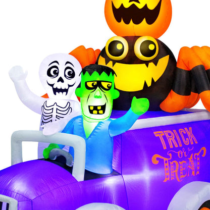 Occasions 10.5' Inflatable Halloween Truck, 10.5 ft Tall, Multicolored