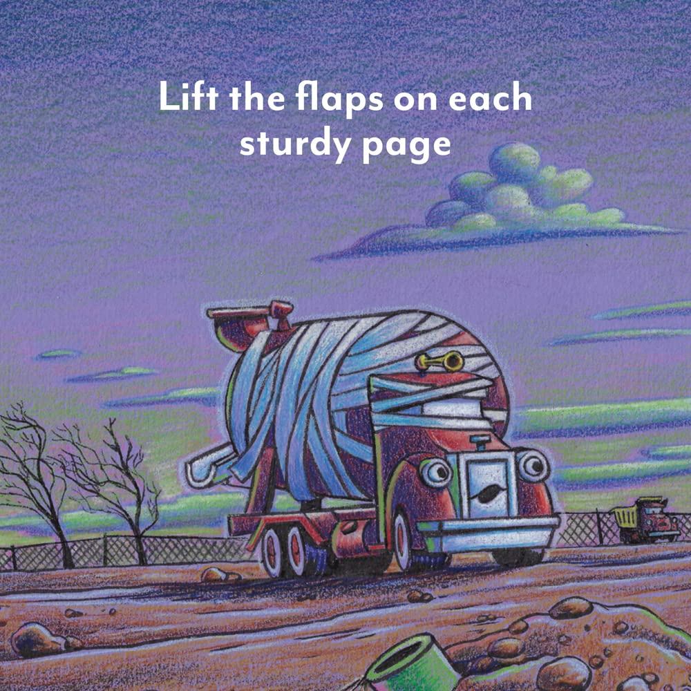 Construction Site Gets a Fright!: A Halloween Lift-the-Flap Book