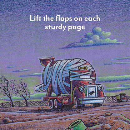 Construction Site Gets a Fright!: A Halloween Lift-the-Flap Book