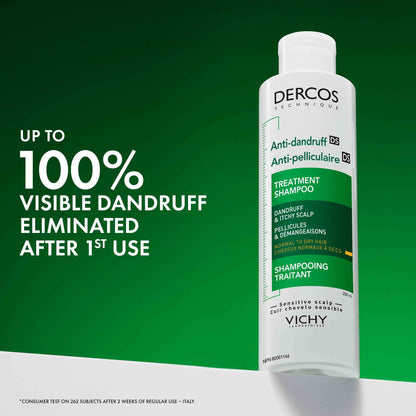 Vichy Dercos Dandruff Shampoo for Dry-Normal Hair, Anti Dandruff Soothing Scalp Care with Selenium DS & Salicylic Acid, Reduces Visible Dandruff Flakes & Improves Scalp Health, 390mL 🍁 All In One Marketplace Canada