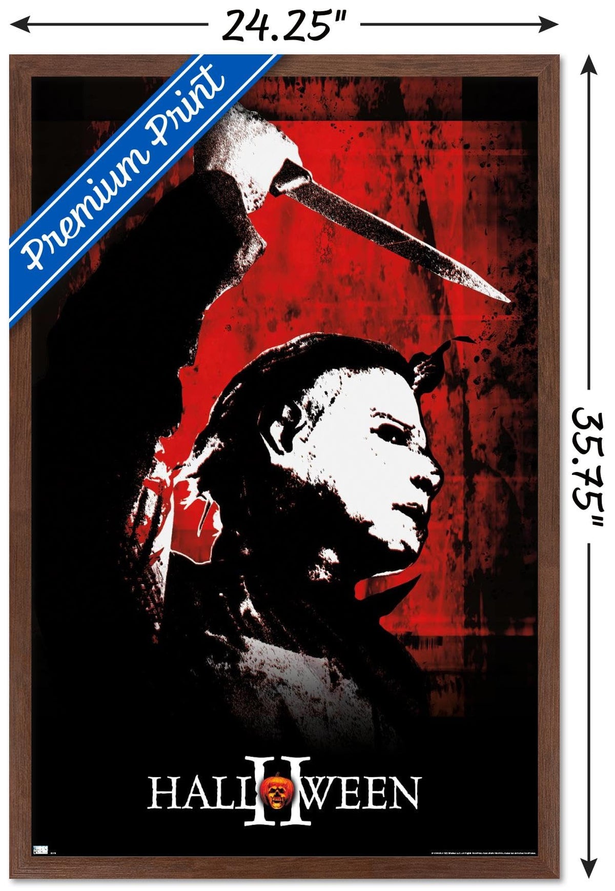 Halloween II - Red Wall Poster