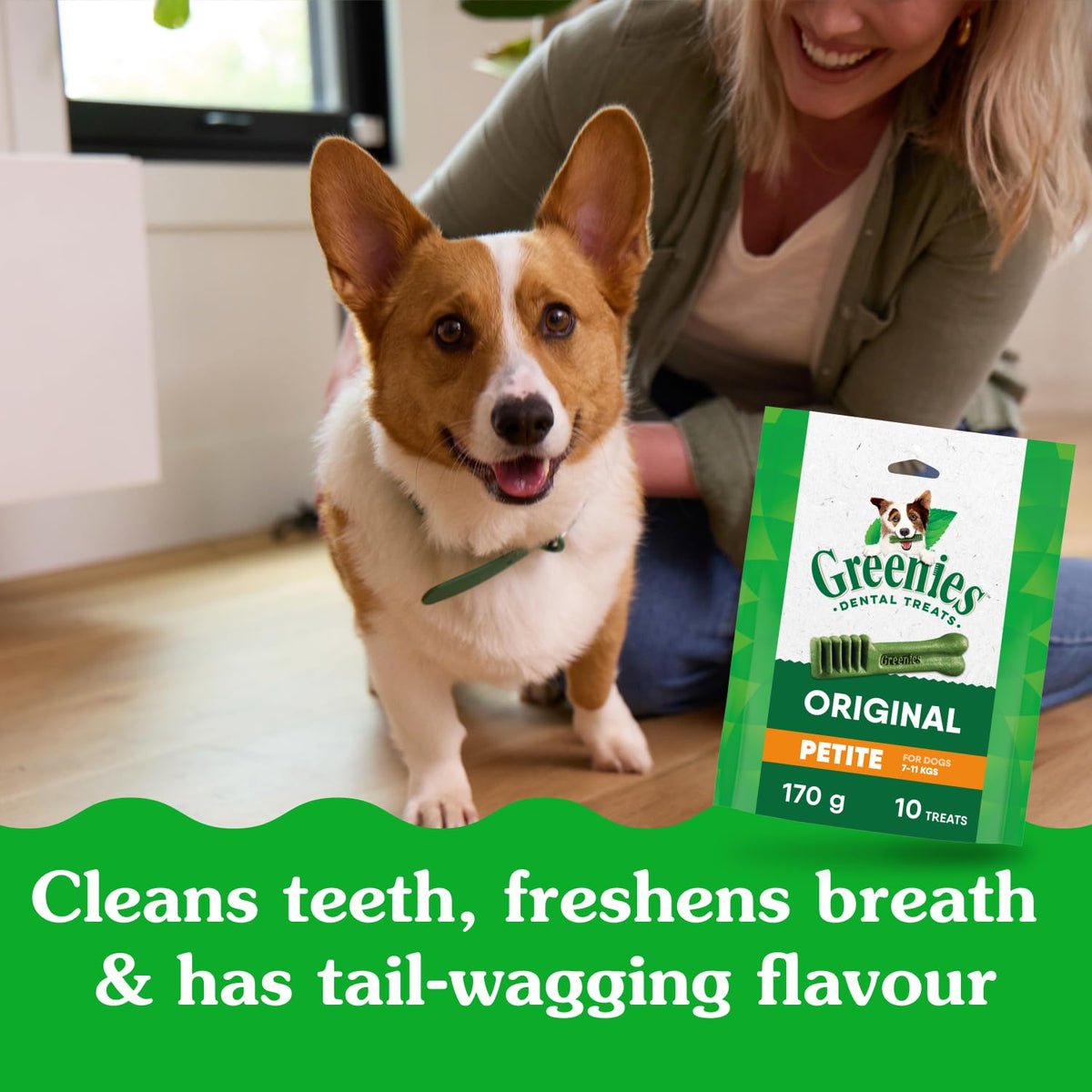 GREENIES Dog Treats Original Petite Natural Dental Care, (60 Treats) 36oz. Pack 🍁 All In One Marketplace Canada