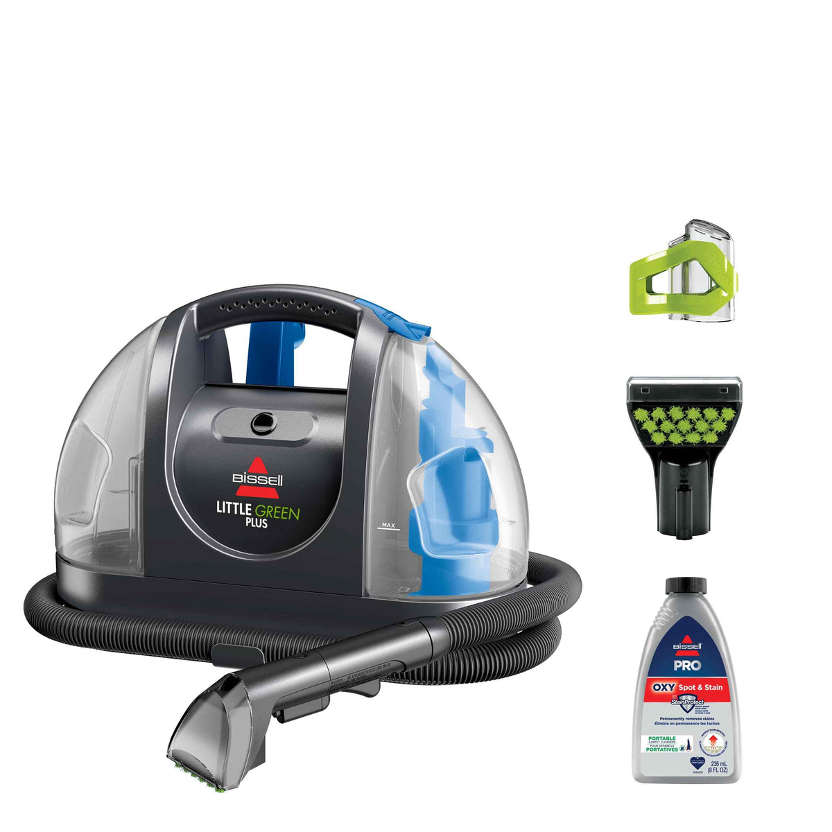 BISSELL - Portable Carpet Cleaner - Little Green Carpet & Upholstery Machine - 48oz Capacity with Stain Brush and self-Cleaning Hydro-Rinse Tool for Home and Automotive use 🍁 All In One Marketplace Canada