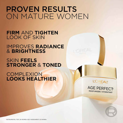 L'Oreal Paris Day Face Moisturizer Cream, Age Perfect Collagen Expert, with Collagen Peptides + Niacinamides, For Mature Skin, Suitable for Sensitive Skin Skincare, 70 ml 🍁 All In One Marketplace Canada