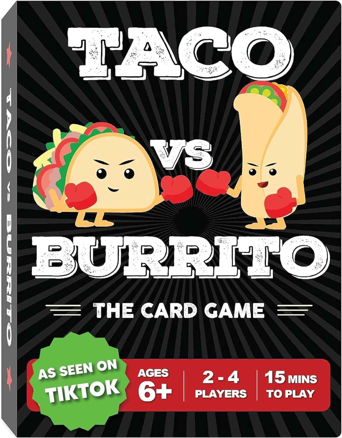 Taco vs Burrito - The Wildly Popular Surprisingly Strategic Card Game Created by a 7 Year Old - a Family-Friendly Party Game for Kids, Teens & Adults 🍁 All In One Marketplace Canada