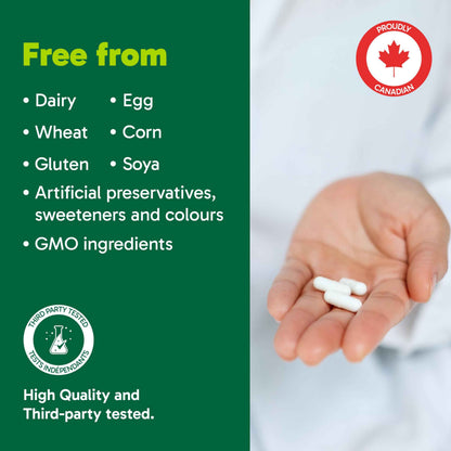 Organika Canadian-Made L-Glutathione (Reduced), Antioxidant and Detox Support -100 Caps 🍁 All In One Marketplace Canada