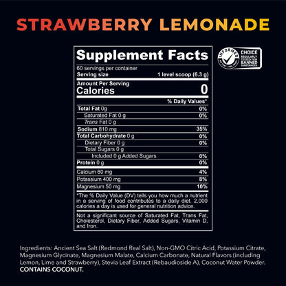 REDMOND Re-Lyte Hydration Electrolyte Mix (Strawberry Lemonade) 🍁 All In One Marketplace Canada