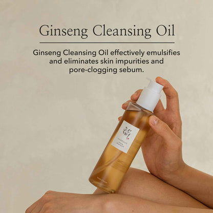Beauty of Joseon Ginseng Cleansing Oil Deep Face Waterproof Makeup Remover Pore Cleanser for Sensitive, Acne-Prone Skin. Korean Skin Care for Men and Women 210ml 🍁 All In One Marketplace Canada