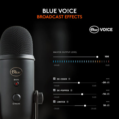 Logitech for Creators Blue Yeti USB Microphone - Blackout 🍁 All In One Marketplace Canada