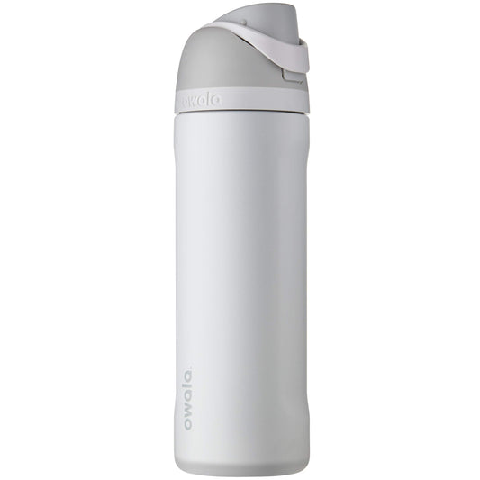 Owala FreeSip Insulated Stainless Steel Water Bottle with Straw for Sports and Travel, BPA-Free, 24-oz, Shy Marshmallow 🍁 All In One Marketplace Canada