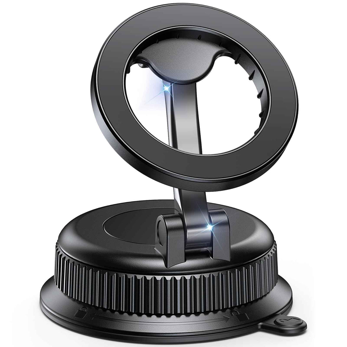 BOSILLEY Magnetic Car Phone Mount for MagSafe, Strong Suction Cup Phone Holder for Car Dashboard & Windshield, 360° Rotatable & Foldable, Adjustable Cell Phone Holder for Car, Fits iPhone 12–17 Series 🍁 All In One Marketplace Canada