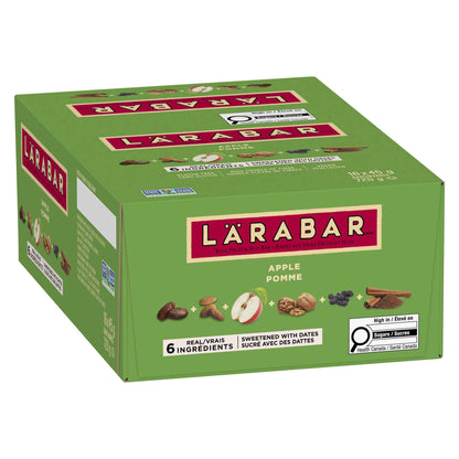 LÄRABAR Apple, Fruit and Nut Energy Bar, Pack of 16 Bars, Gluten Free, Vegan, Family Pack, Snack Bars, 720 Grams Package 🍁 All In One Marketplace Canada