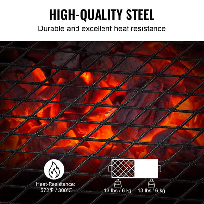 VEVOR Folding Campfire Grill, Heavy Duty Steel Mesh Grate, 22.4" Portable Camping Grates Over Fire Pit, Camp Fire Cooking Equipment with Legs Carrying Bag, Grilling Rack for Outdoor Open Flame Cooking 🍁 All In One Marketplace Canada