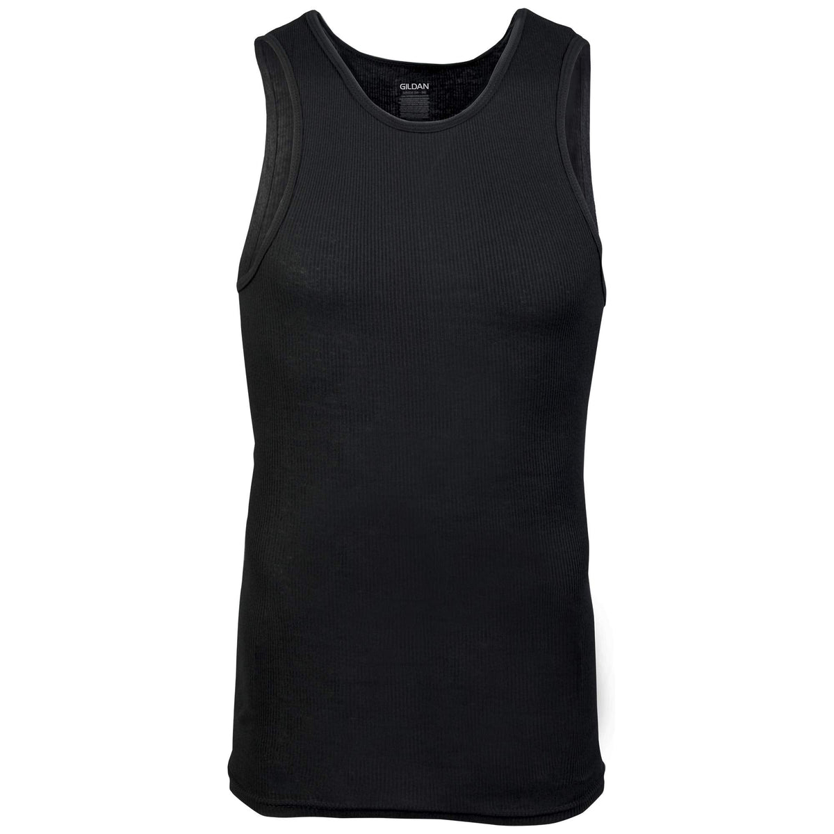 Gildan Men's A-Shirts Tanks Multipack, Black (6 Pack), Large 🍁 All In One Marketplace Canada