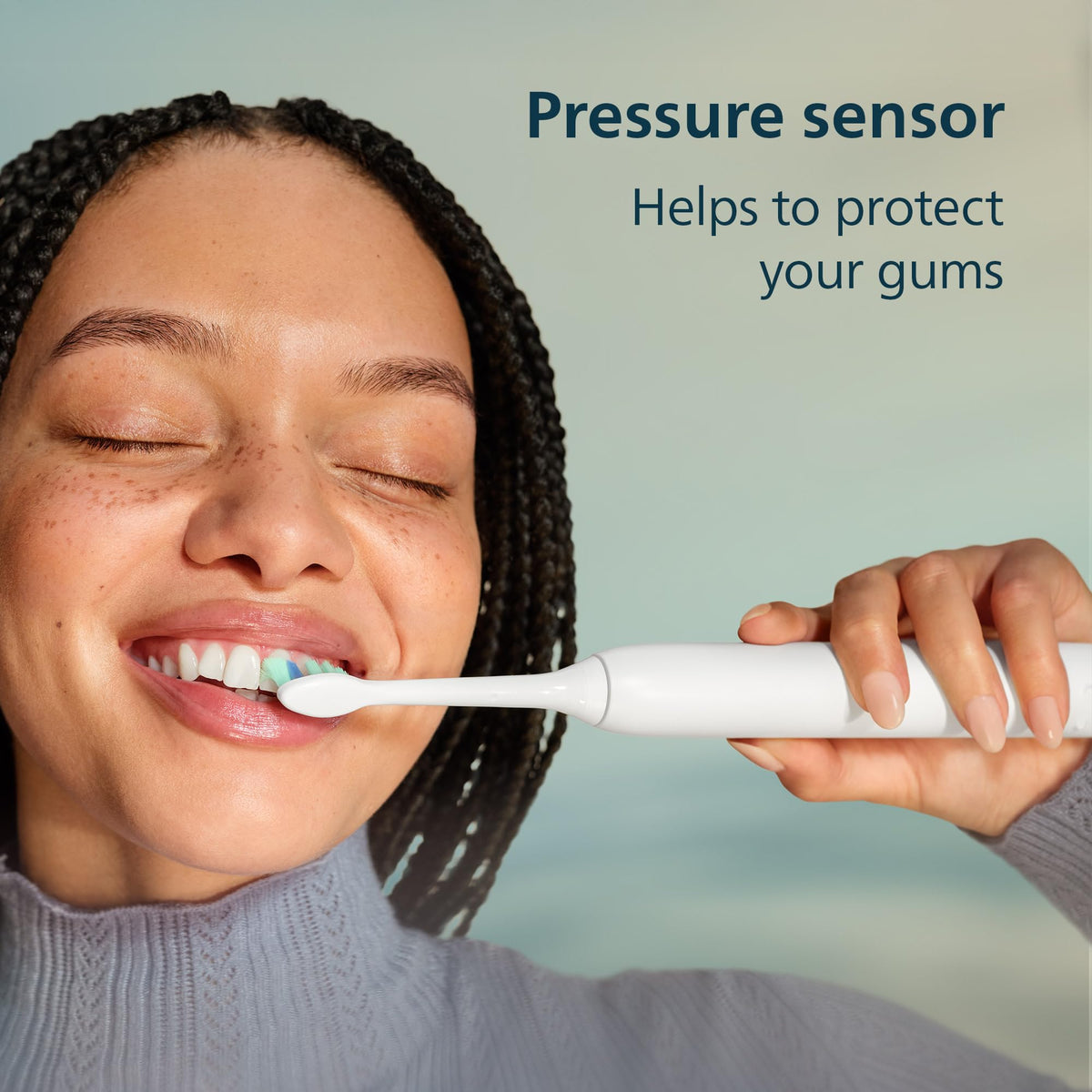 Philips Sonicare 4100 Power Toothbrush, Rechargeable Electric Toothbrush with Pressure Sensor, Black HX3681/24 🍁 All In One Marketplace Canada