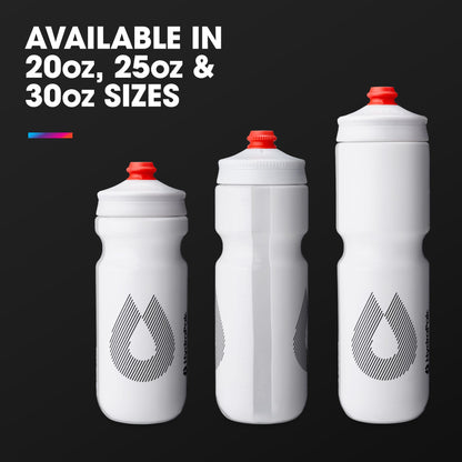HydraPak Breakaway Surge Lightweight Bike Water Bottle (25oz, White) 🍁 All In One Marketplace Canada