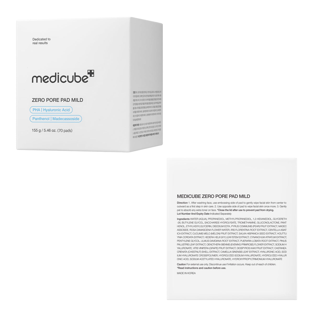 medicube Zero Pore Mild Pad 70 pads 🍁 All In One Marketplace Canada