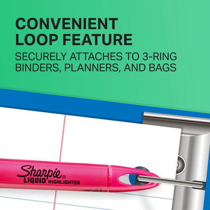 Sharpie Liquid Highlighters, Chisel Tip, Assorted Colours, 10 Count 🍁 All In One Marketplace Canada