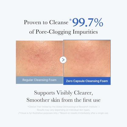 medicube Zero Pore Clear Blue Capsule Facial Deep Cleanser for Skin Texture, Blackhead & Pore Care | AHA, BHA & PHA for Double Cleansing, Daily Gentle Face Wash, Korean Skincare | 120g / 4.23 oz 🍁 All In One Marketplace Canada