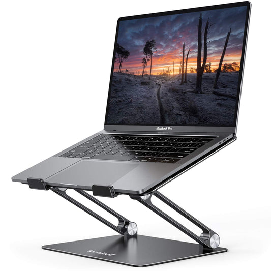 Lamicall Adjustable Laptop Stand, Portable Laptop Riser, Aluminum Laptop Stand for Desk Foldable, Ergonomic Computer Notebook Stand Holder Gift for MacBook Air Pro, More 10-17.3" Laptops, Black 🍁 All In One Marketplace Canada