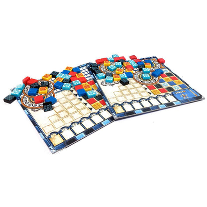 Azul Board Game - 2-4 Players - Fun Family Board Game - 30-45 Minutes of Gameplay - Games for Family Game Night - For Kids and Adults Ages 8+ - Bilingual - Made By Next Move Games 🍁 All In One Marketplace Canada