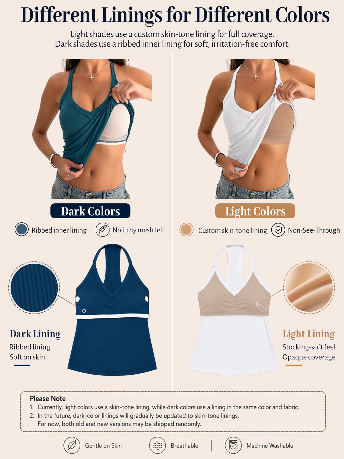 Danysu V Neck Cotton Tank Tops with Built-in Shelf Bra Sleeveless Racerback Fitted Basic Cami Shirts Bright White M 🍁 All In One Marketplace Canada