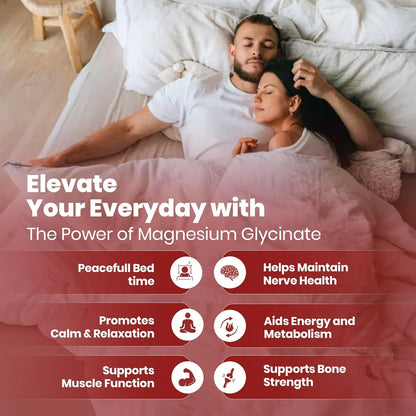 Magnesium Glycinate Gummies (400mg / Serving) - Sugar-Free Magnesium Gummies for Women, Men & Kids, Muscle, Nerve, Bone & Heart Support, Relaxation & Sleep Support - 30 Serving 🍁 All In One Marketplace Canada