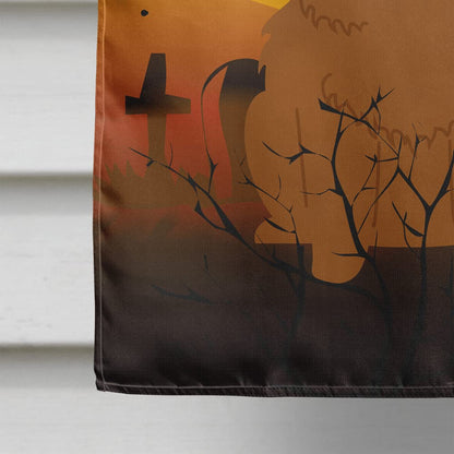Caroline's Treasures BB4408CHF Halloween Chow Chow Red Canvas House Size Flag, Large, Multicolor