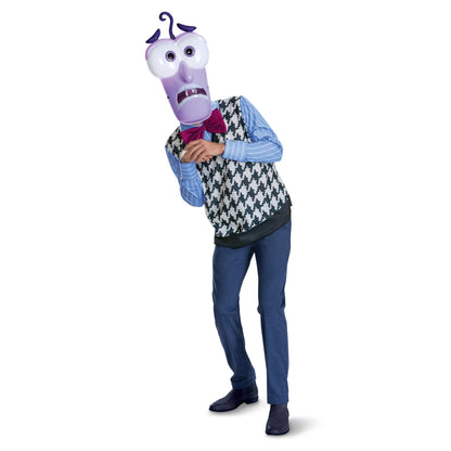 Disguise Inside Out Fear Costume, Official Inside Out Halloween Costume Kit, Adult Size (42-46)