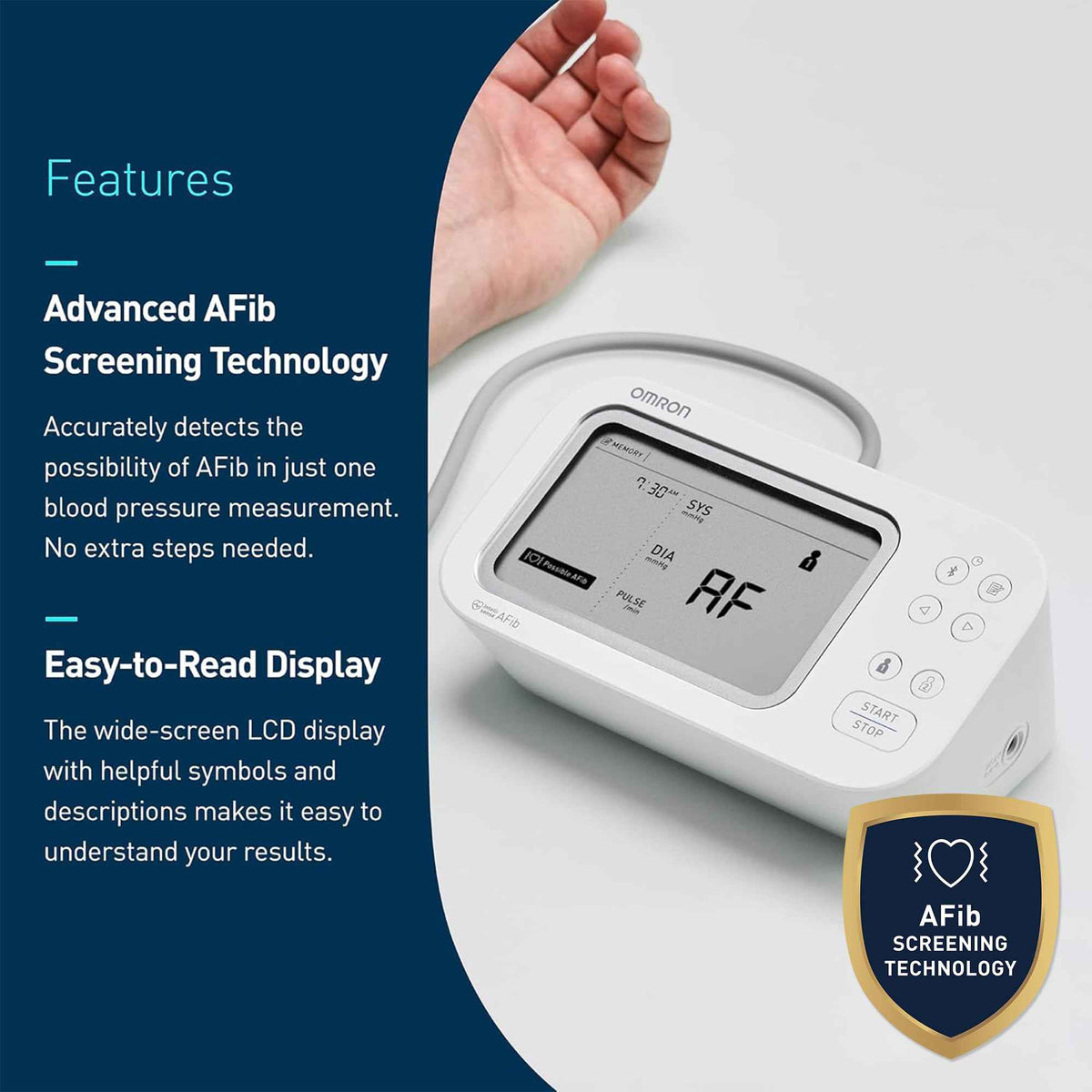 OMRON Gold Upper Arm Blood Pressure Monitor - Clinically Validated Blood Pressure Arm Cuff - Use OMRON Connect App for Unlimited Measurements 🍁 All In One Marketplace Canada