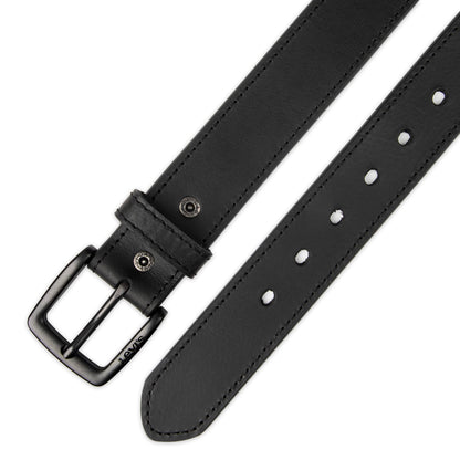 Levi's Casual Belt-Dress for Men Jeans with Thick Strap and Buckle, Matte black, Extra-Large (42-44) 🍁 All In One Marketplace Canada