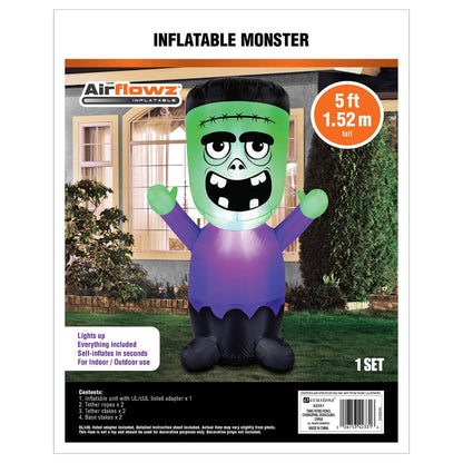 Occasions Halloween 5 Foot Inflatable Baby Frankenstein Monster