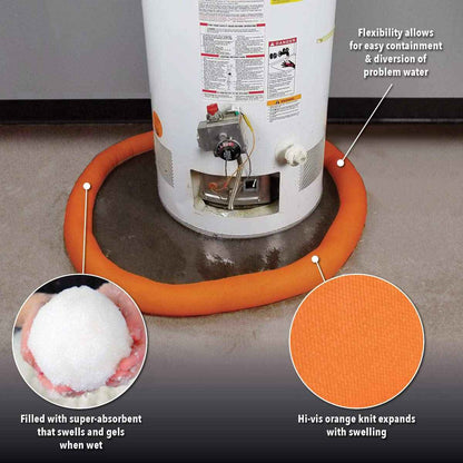 Quick Dam Indoor Water Dams – 5 Pack, 4ft Barriers for Leak and Spill Control – Absorbs Water on Contact – Expands to 2.5” Height – Ideal for Basements, Appliances, Doorways, and More 🍁 All In One Marketplace Canada